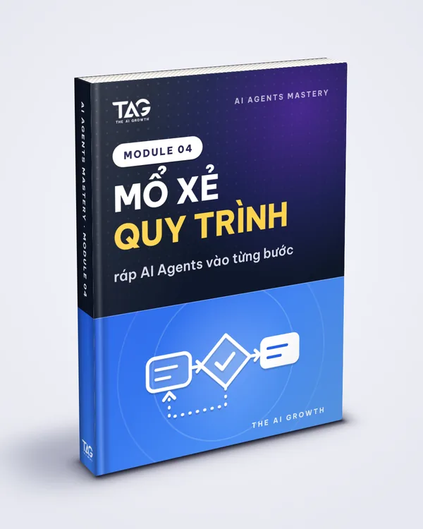 Bìa Module 04: Mổ xẻ quy trình, ráp AI Agents vào từng bước