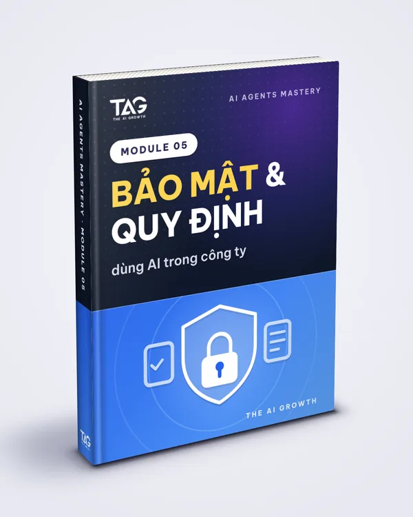 Bìa Module 05: Bảo mật dữ liệu và quy định dùng AI