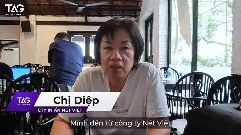 Chị Diệp, CEO công ty in ấn Nét Việt